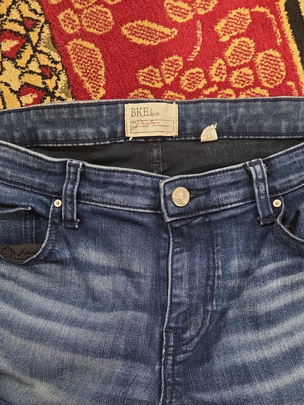 Stretch Mid-Rise Jeans